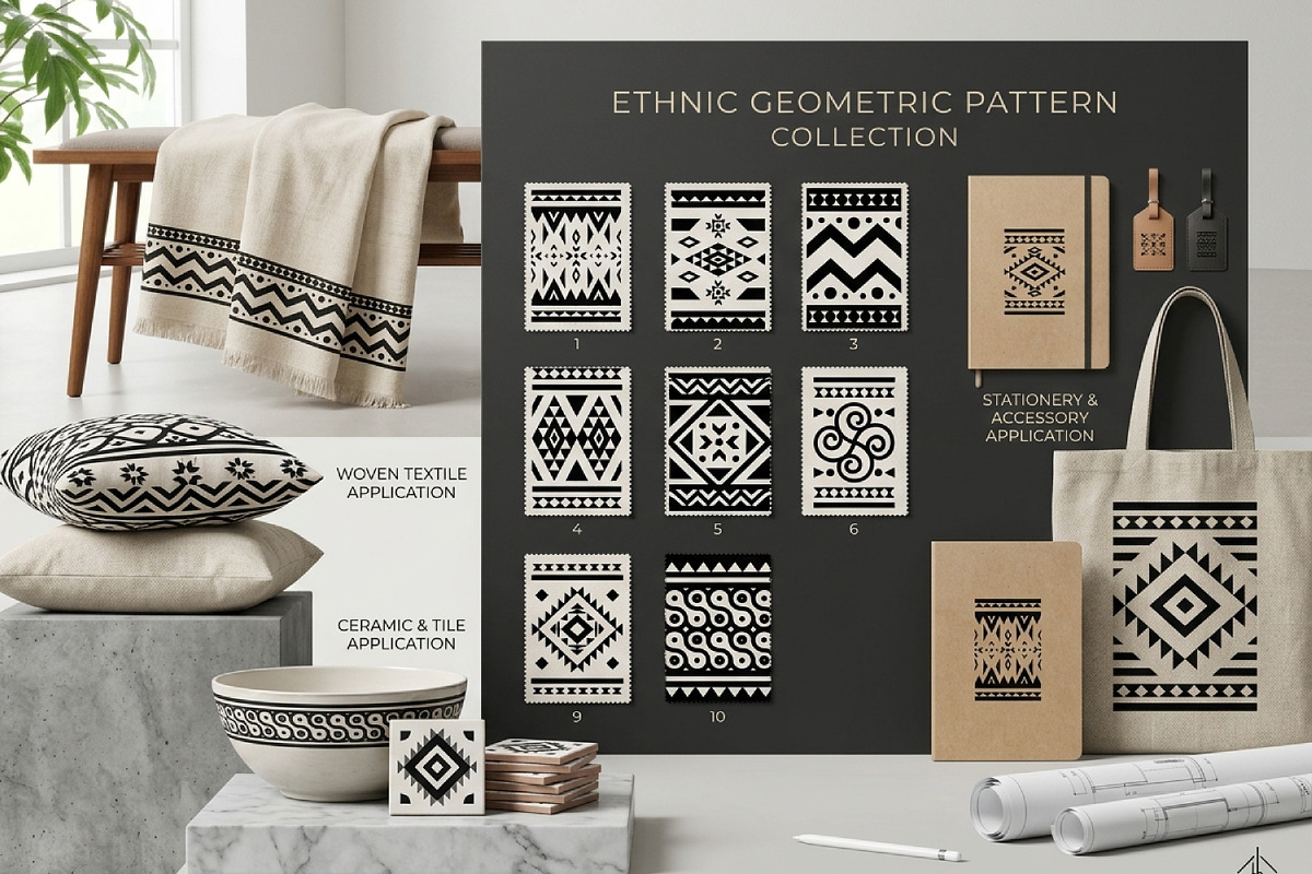 Tribal Pattern Collection, a Pattern Graphic by Saba Vector (Photo 3 of 3)