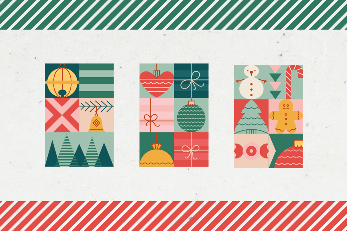 Abstract Christmas Elements, an Illustration by Purrga (Photo 2 of 7)