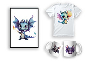 Cute Halloween Animals Sublimation, a Decorative Illustration by Moon Studio (Thumbnail 2 of 4)