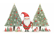 44 Cute Santas, a Seasonal Illustration by Handmadefont (Thumbnail 10 of 12)