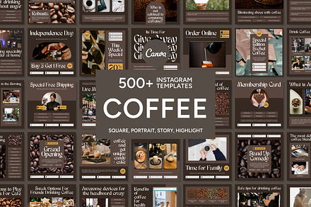 Coffee Brown Template