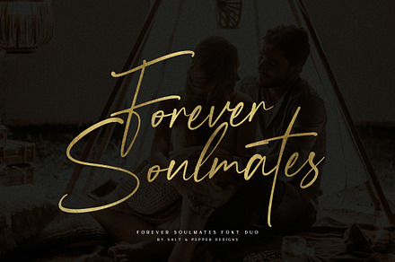 Forever Soulmates Font Duo