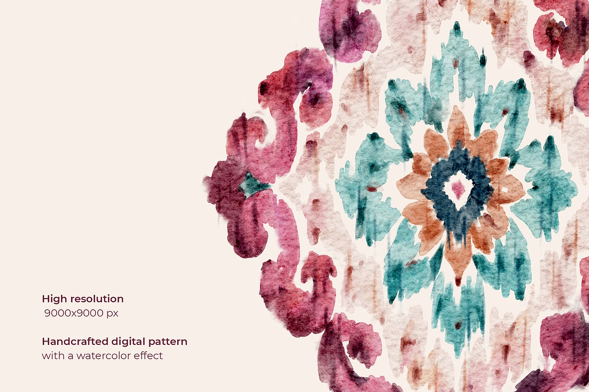 ETHNIC CHARM Seamless pattern, a Pattern Graphic by SurfaceStories (Photo 3 of 8)