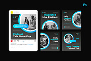 Podcast Day Instagram Post, a Social Media Template by CavenArt (Thumbnail 4 of 5)