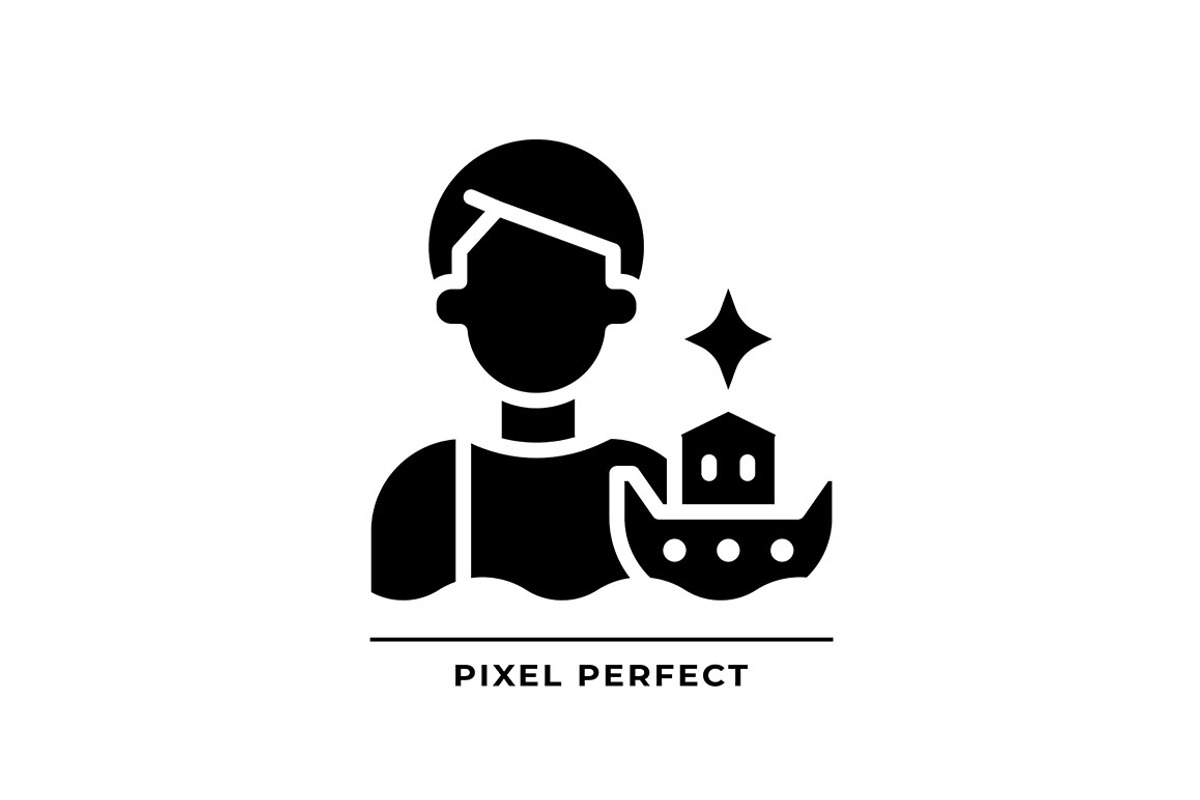 Flood black glyph icon, an Icon by IMG Visuals