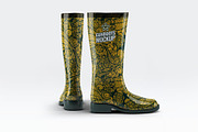 Gumboots Mock-Up, an Apparel Mockup by DesignRushMarket (Thumbnail 6 of 7)