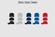 Hat Template - Dad Hat, a Hat Mockup by Template Haven (Thumbnail 4 of 10)