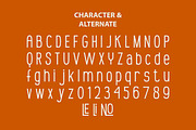 Leanova - Modern Condensed Display, a Sans Serif Font by Vadovastd (Thumbnail 4 of 8)