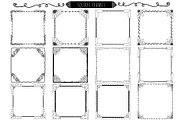 Decorative Borders, Corners & Frames, a Decorative Illustration by Carrie Stephens Art (Thumbnail 8 of 12)