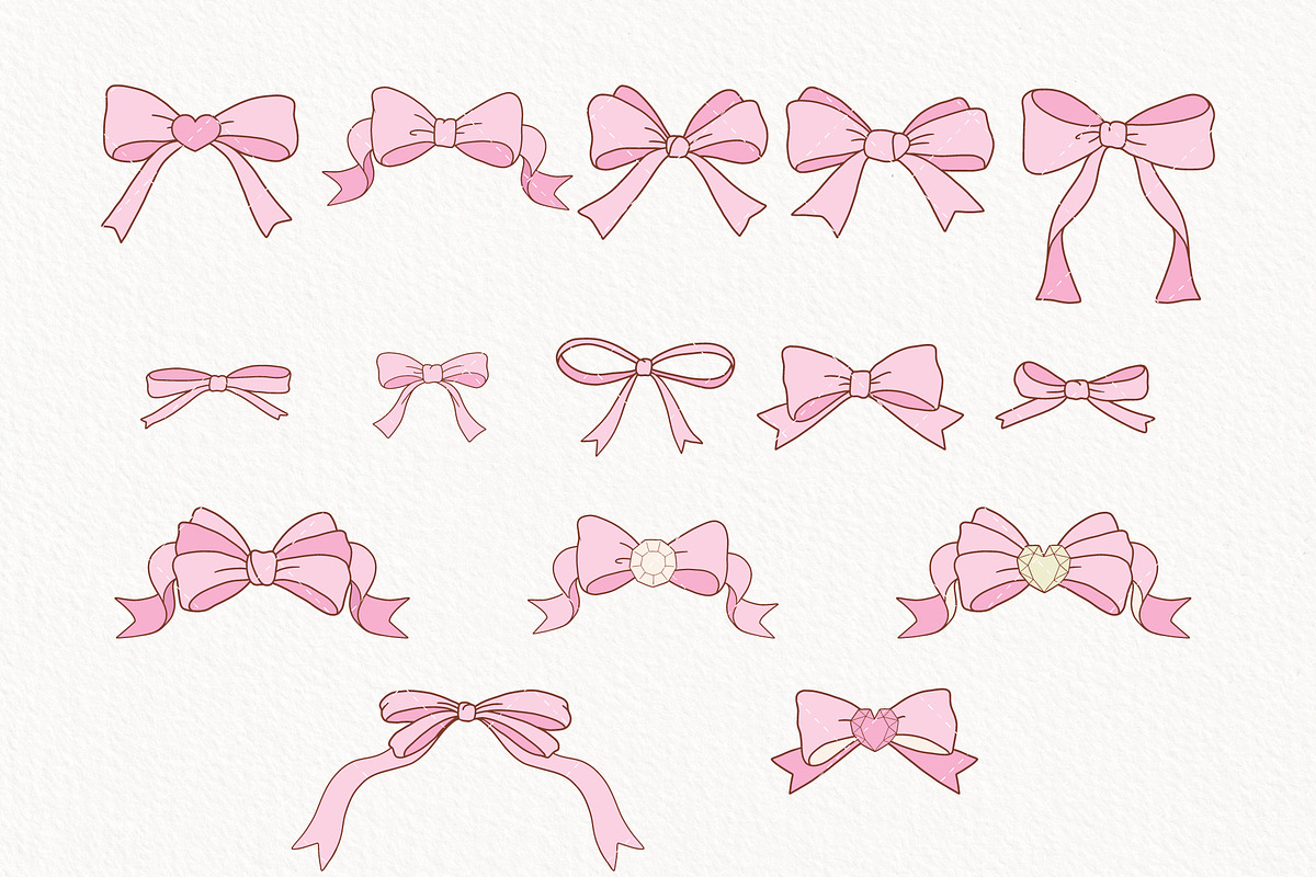 Coquette Frame Clipart, a Decorative Illustration by TitaLivingArt (Photo 8 of 10)