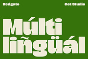 Redgato - Chunky Bold Display Font, a Sans Serif Font by Get Studio (Thumbnail 12 of 12)