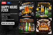 Happy Hours Post & Flyer Templates, a Templates & Theme by OnurDemircan (Thumbnail 4 of 5)