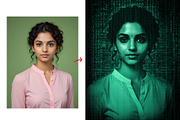 Photoshop Hacker Matrix Photo Effect, an Action Add-On by Photoshop Action (Thumbnail 2 of 14)