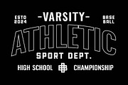 Union College a Sporty Display Font, a Sans Serif Font by Blankids Studio (Thumbnail 3 of 11)