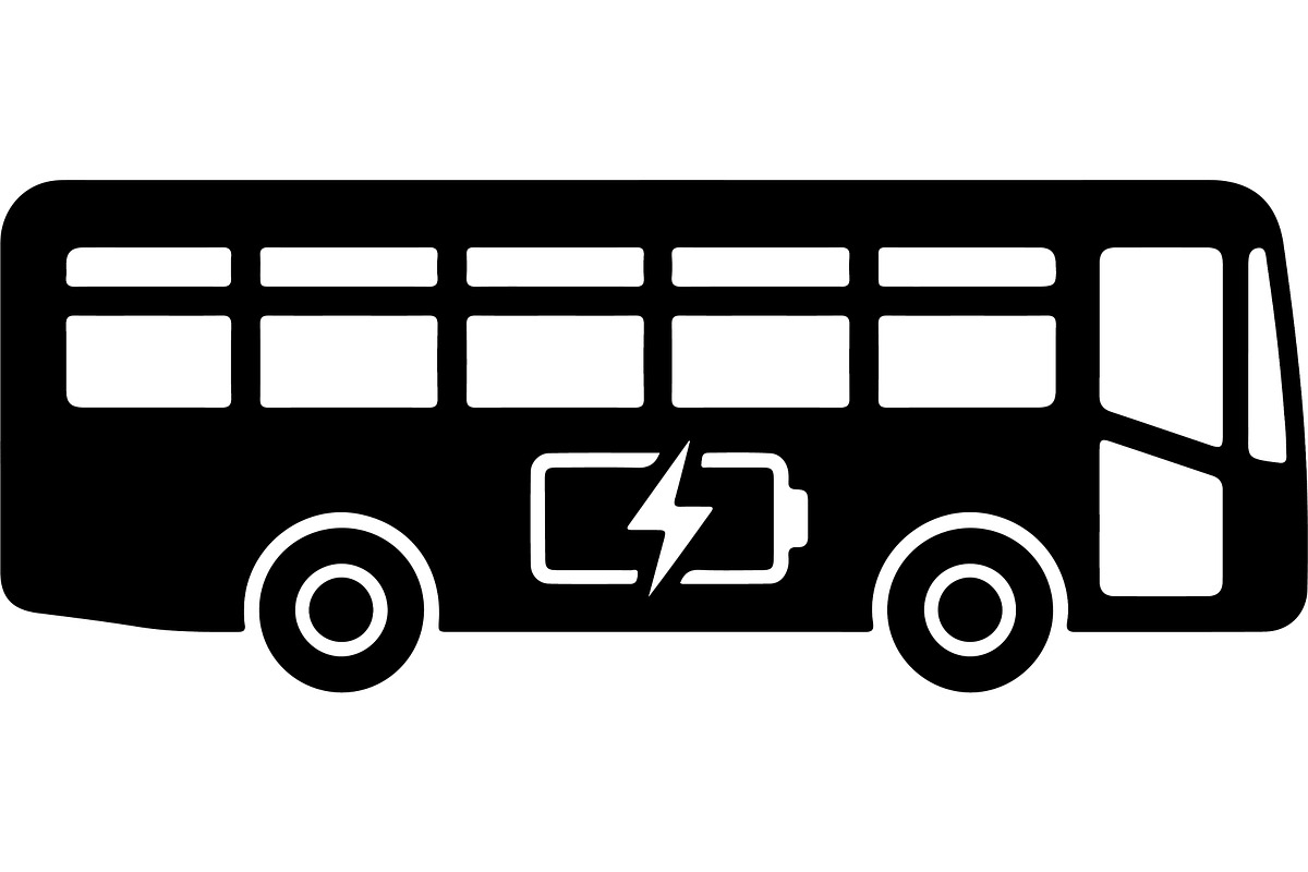 Electric bus and transportation, a Transportation Illustration by jahid234 (Photo 17 of 21)