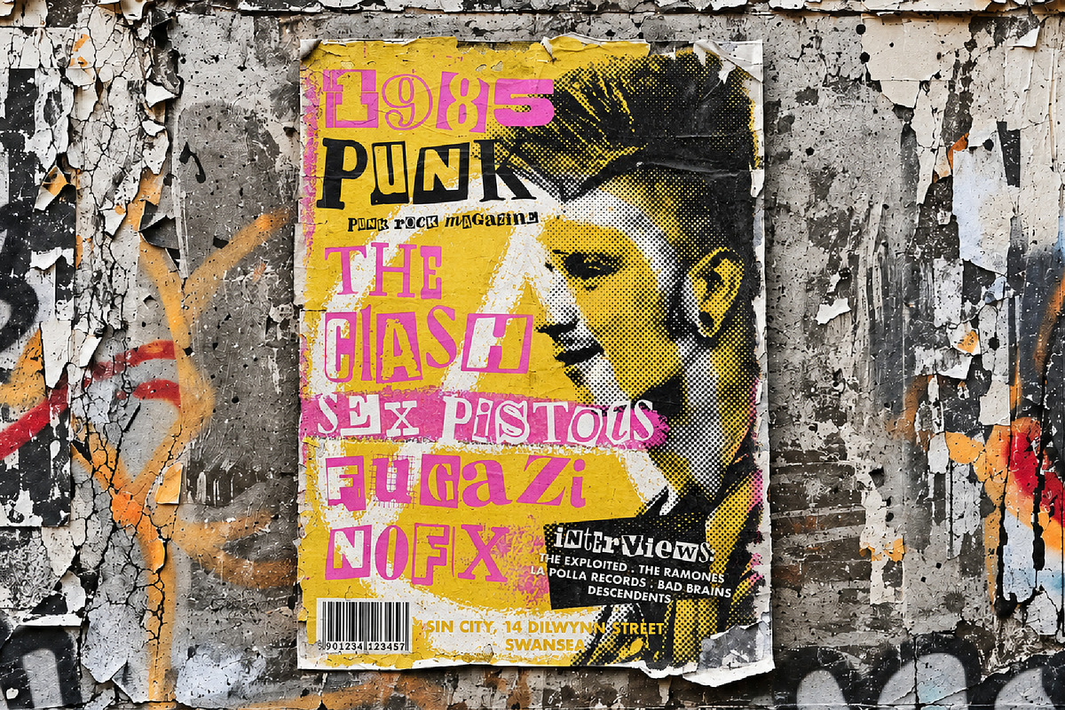 Submerge - Punk Display Font, a Sans Serif Font by Any-Type® Foundry (Photo 7 of 9)