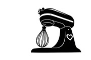 Kitchen Stand Mixer Silhouette Bundl, an Illustration by Gaye Art (Thumbnail 24 of 31)