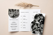 Modern Photo Wedding Program, an Invitation Template by Arslan (Thumbnail 3 of 4)