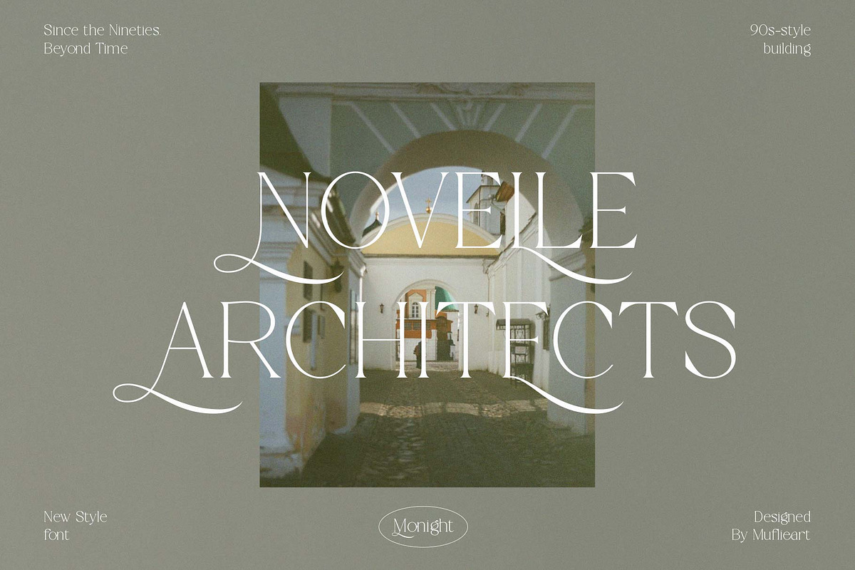 Monight – Elegant Modern Serif Font, a Serif Font by Muflieart (Photo 5 of 10)
