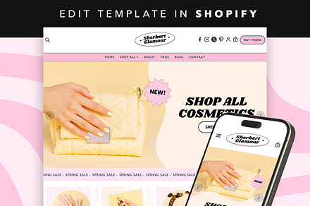 Pastel Beauty Y2K Shopify Theme