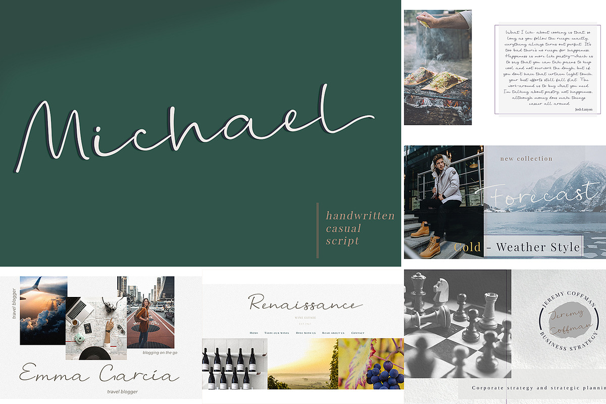 The Modern Calligraphy Font Bundle, a Script Font by Art pages (Photo 6 of 13)