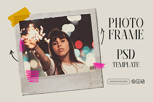 Old Photo Frame PSD Template, a Layer Style Add-On by iHemalaya