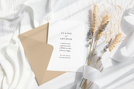 Zircon - Wedding Invitation Suite, an Invitation Template by CinderHeart Designs