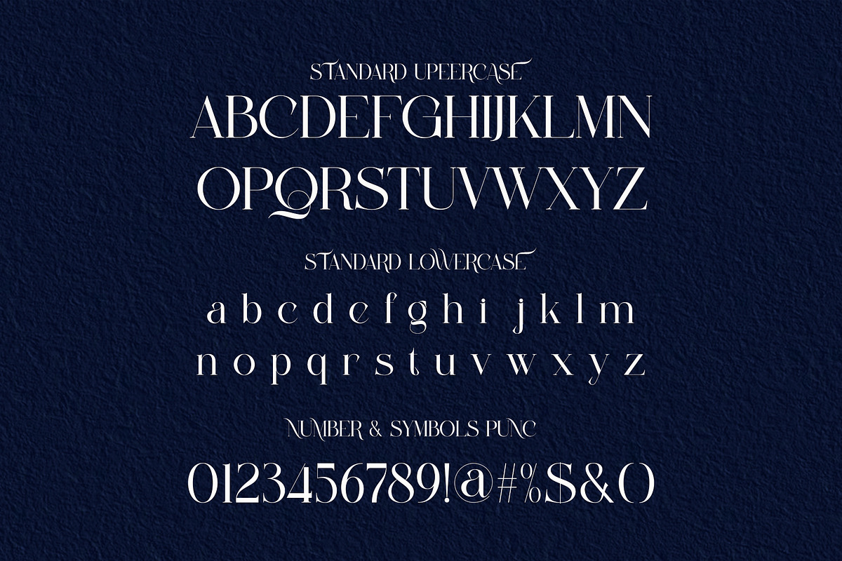 Malcine Modern Serif Typeface, a Serif Font by Alfinart (Photo 9 of 10)