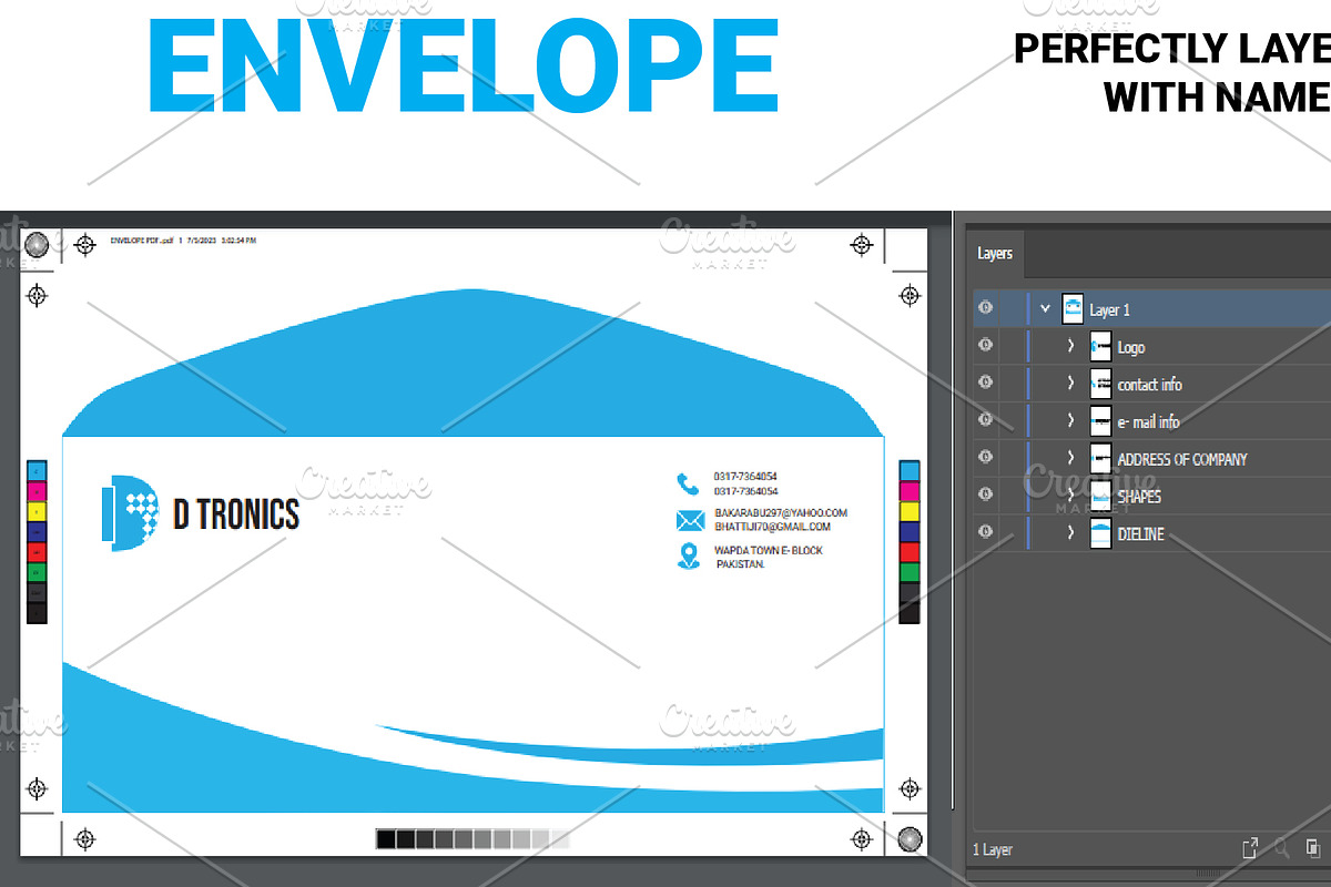 Professional Business Stationery, a Stationery Template by Design Fusion (Photo 4 of 4)