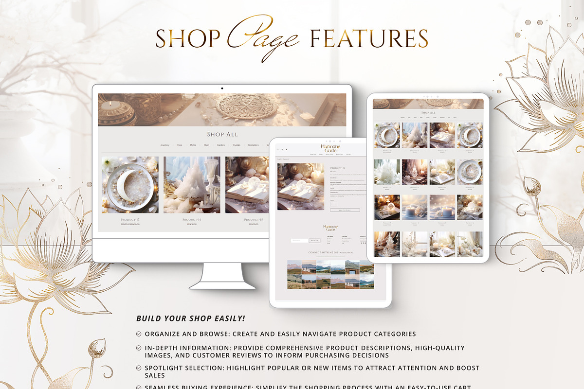 Squarespace Website Template Design, a Squarespace Template by Under My Cozy Roof (Photo 5 of 11)