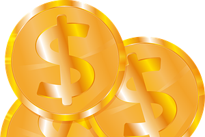 Illustration of Three Gold Dollar Co, a Finance Illustration by JYa_Design