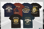 PACK OF 6 VINTAGE TEE VECTOR PRINTS, an Illustration by MKE Print Lab. (Thumbnail 2 of 10)