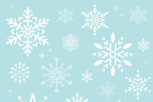 Snowflakes Christmas Design Vector