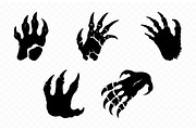 Dinosaur Footprint SVG Vector Bundle, an Animal Illustration by Gfx Expert Team (Thumbnail 3 of 3)
