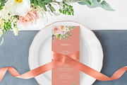 Pastel watercolor floral invitation, an Invitation Template by Inkpower (Thumbnail 5 of 7)