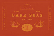 Dark Seas Font Family, a Font by Midnight Grim (Thumbnail 1 of 4)