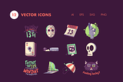 12 Friday the 13th Icons, an Illustration by Hello Mister Frank (Thumbnail 3 of 4)