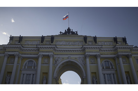 Bottom view of arch of ancient, a Person Photo by Media Whale Stock