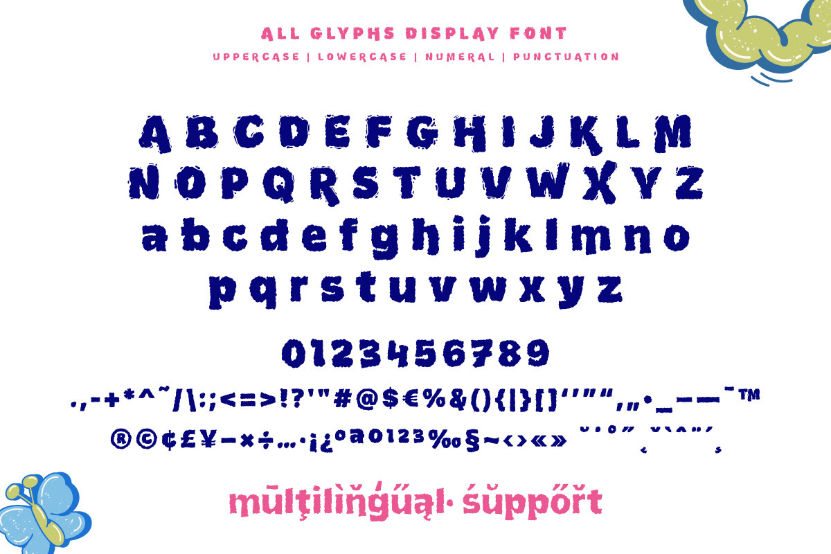 Clouderis - Bubble Font, a Handwritten Font by productype1 (Photo 10 of 10)