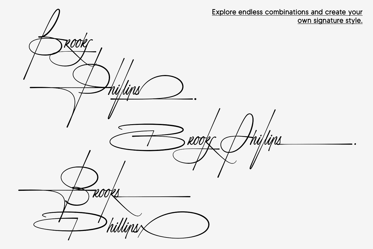 Luxodia Signature, a Script Font by Lemonthe (Photo 7 of 14)