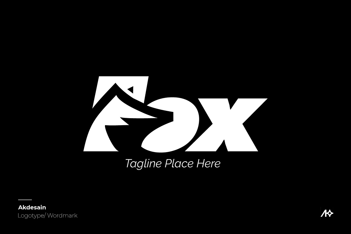 Fox Wordmark Logo, a Branding & Logo Template by Akdesain