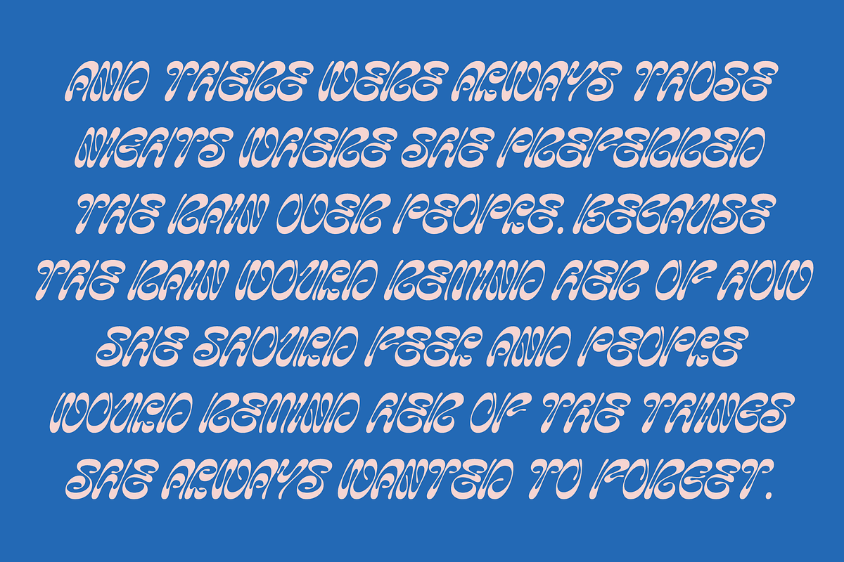 Amiza - Psychedelic Font, a Sans Serif Font by Zarma Type (Photo 10 of 14)