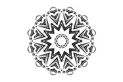 Black White Mandala Illustration Set, a Decorative Illustration by NJ Himel (Thumbnail 2 of 101)