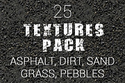 25 Textures Pack. Asphalt and more, a Texture Graphic by DesignRalko (Thumbnail 1 of 6)
