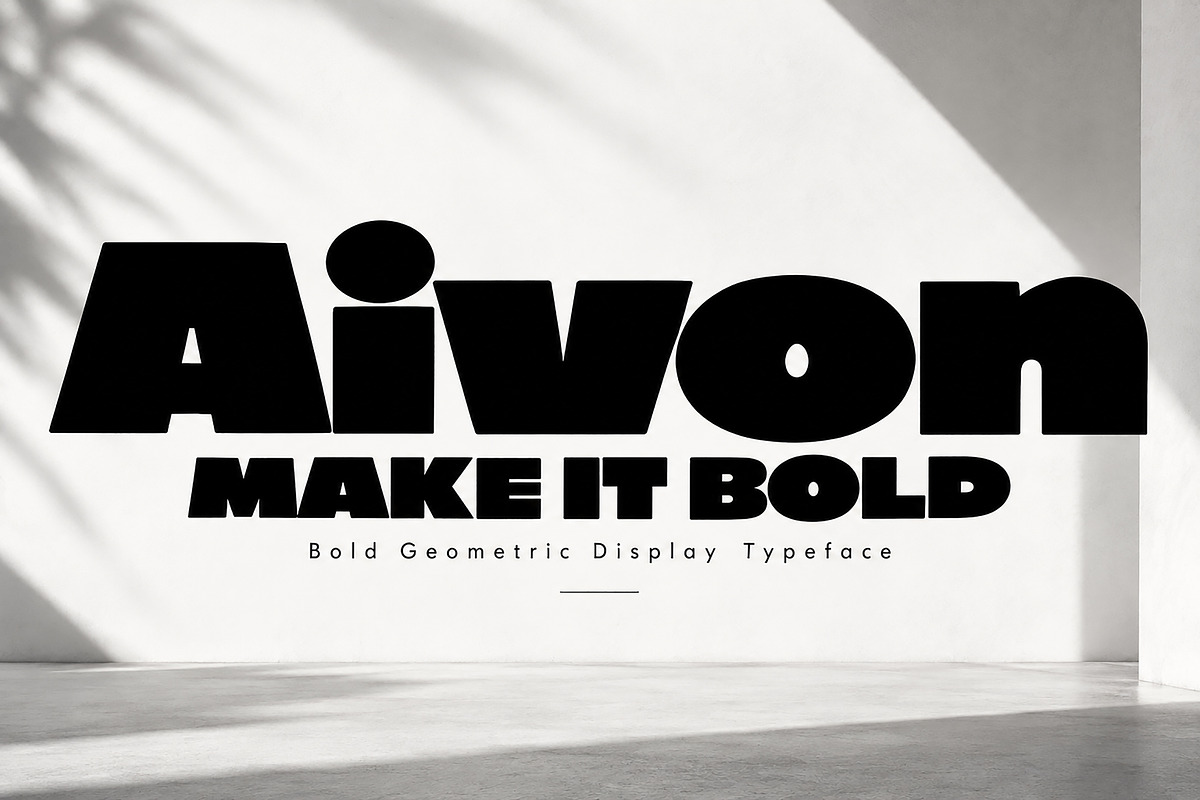 Aivon, a Sans Serif Font by Wow Magic (Photo 1 of 4)
