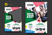 Fitness Flyer Template, a Flyer Template by Saphari (Thumbnail 4 of 4)