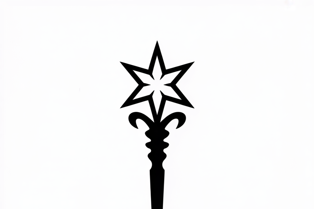 A stylish set of magic wand vector, an Illustration by Amazin_art (Photo 25 of 41)