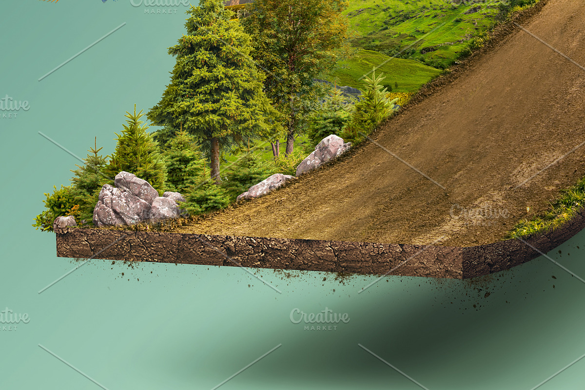 Beautiful landscape off road, an Illustration by Nomad (Photo 3 of 3)