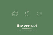 Eco-friendly Green Sustainable Icons, an Icon by CreativeWilderness (Thumbnail 2 of 9)