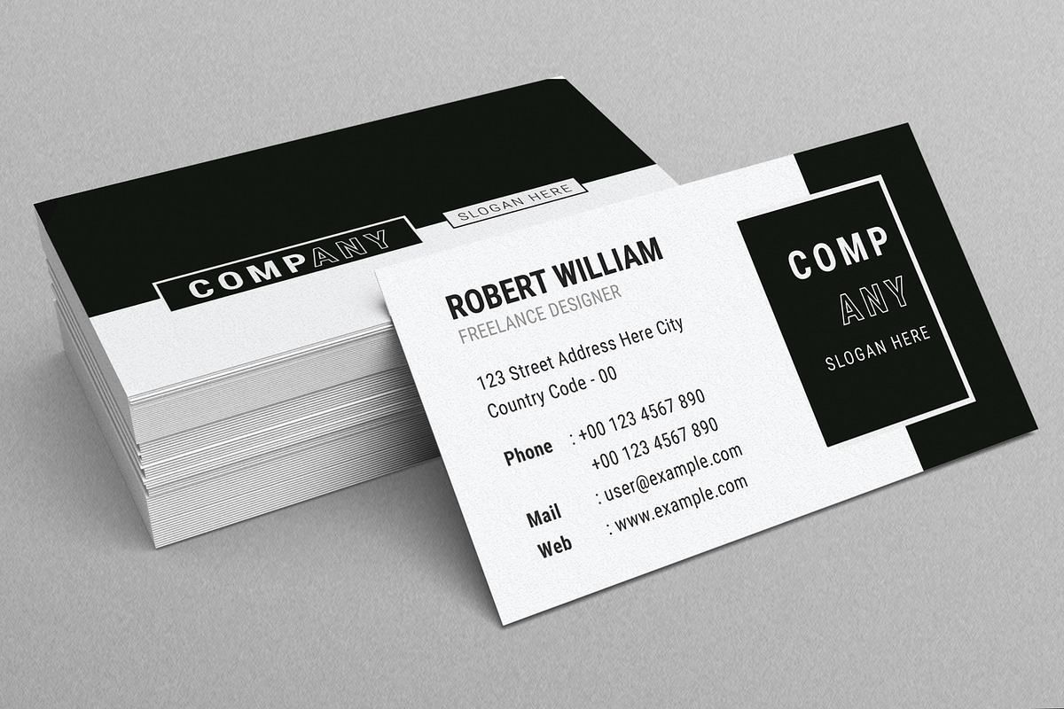 Business Card Design Layout, a Business Card Template by MightyDesign (Photo 1 of 6)